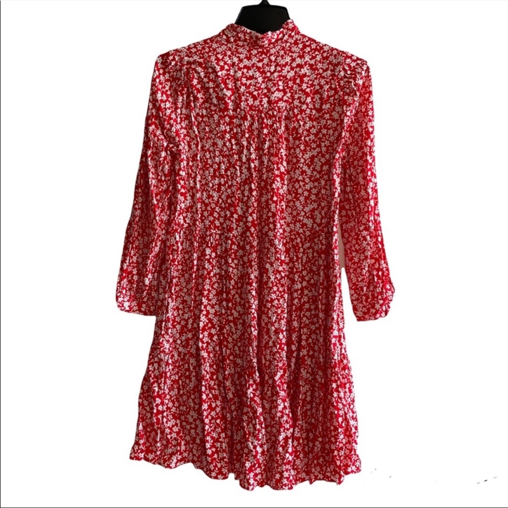 J Crew shirt dress in tossed bouquet NWT - Picture 6 of 9
